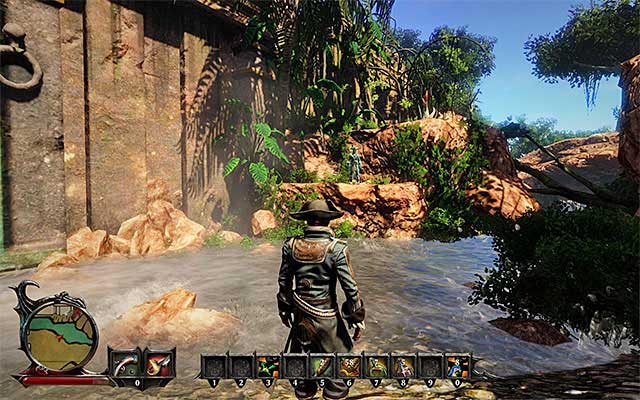 The place in which you will start climbing. - Hunting for Treasure - Main quests - Crab Coast - Risen 3: Titan Lords - Game Guide and Walkthrough