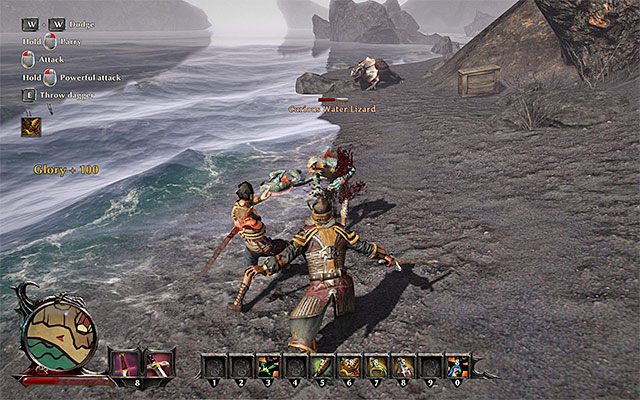 Watch out for the swift attacks of the Lizards. - Seafood - Side Quests - Calador - Risen 3: Titan Lords - Game Guide and Walkthrough