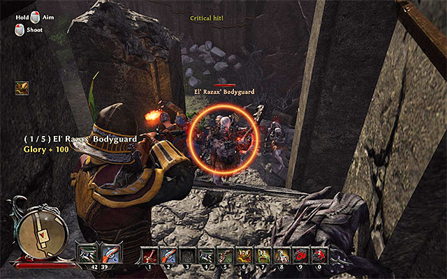 To defeat the bodyguards, use your ranged attacks and spells. - The Price of Life - Side Quests - Calador - Risen 3: Titan Lords - Game Guide and Walkthrough