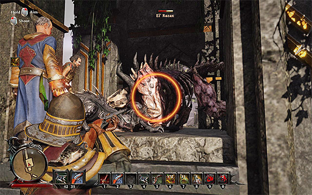 Position yourself up in narrow passages. - The Price of Life - Side Quests - Calador - Risen 3: Titan Lords - Game Guide and Walkthrough