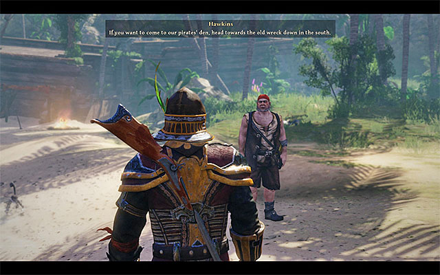 Hawkins - Speak to the Native, Borbor - Side Quests - Kila - Risen 3: Titan Lords - Game Guide and Walkthrough