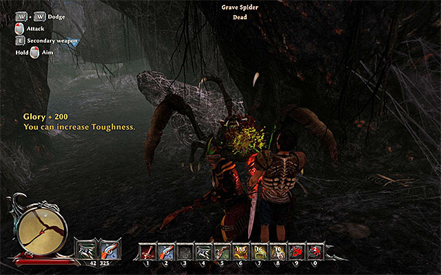 Watch out for the bigger spiders. - Get Back Soon, Lad - Side Quests - Kila - Risen 3: Titan Lords - Game Guide and Walkthrough