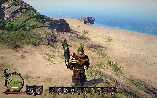 Cole can be found near the shore. - All Cats Are Grey By Night - Side Quests - Kila - Risen 3: Titan Lords - Game Guide and Walkthrough