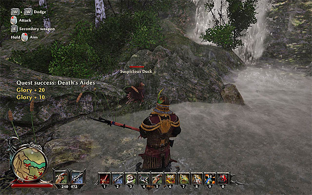 GO towards the stream (point 3b on the map) - Paths to the Afterlife - Side Quests - Fog Island - Risen 3: Titan Lords - Game Guide and Walkthrough