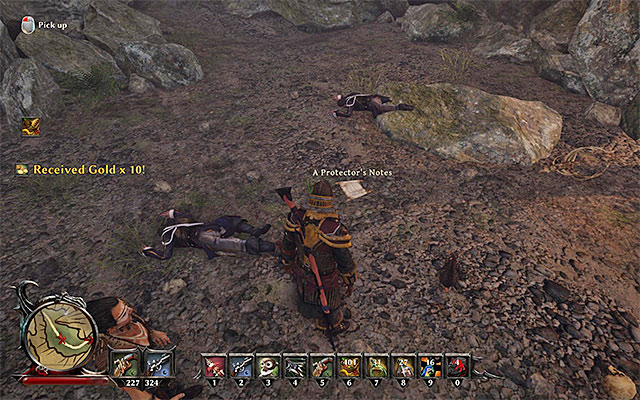 The note is in the ledge of the soul eater - United in the Afterlife - Side Quests - Fog Island - Risen 3: Titan Lords - Game Guide and Walkthrough