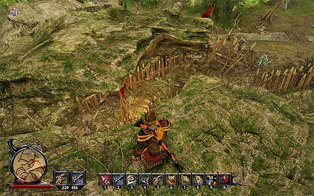 I recommend that you approach the second artifact (point 2e on the map) from the South - Goblin Invasion - Side Quests - Isle of Thieves - Risen 3: Titan Lords - Game Guide and Walkthrough