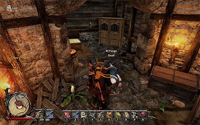 Examine the governors corpse - Di Fuegos Corpse - Side Quests - Tacarigua - Risen 3: Titan Lords - Game Guide and Walkthrough