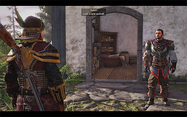 Baker can be found on a small hill and he can lead the Nameless Hero to the mages encampment. - Speak to Baker - Side Quests - Taranis - Risen 3: Titan Lords - Game Guide and Walkthrough