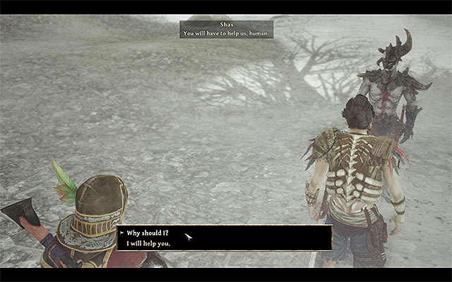 You can do some additional quest for Shax. - The Legacy - Side Quests - Taranis - Risen 3: Titan Lords - Game Guide and Walkthrough