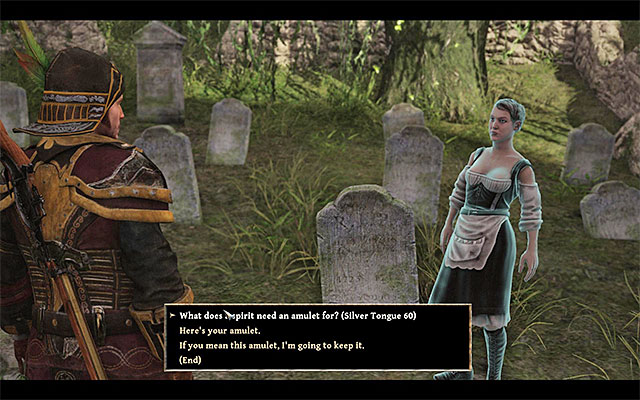 Keeping the amulet for yourself is the best method. - New Allies - Main Quests - Calador - Risen 3: Titan Lords - Game Guide and Walkthrough