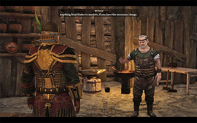 Wilson spends most of the time inside of his workshop. - Calador - Trainers - Risen 3: Titan Lords - Game Guide and Walkthrough