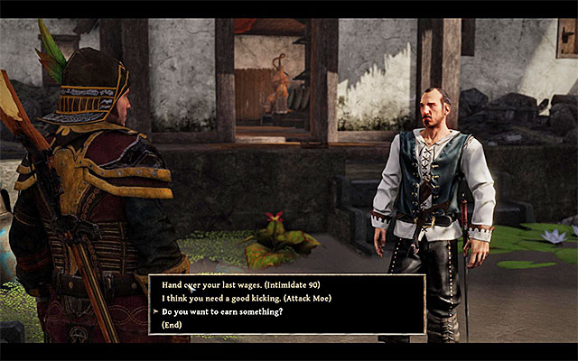 You can train with Moe only after your first encounter with the man. - Calador - Trainers - Risen 3: Titan Lords - Game Guide and Walkthrough