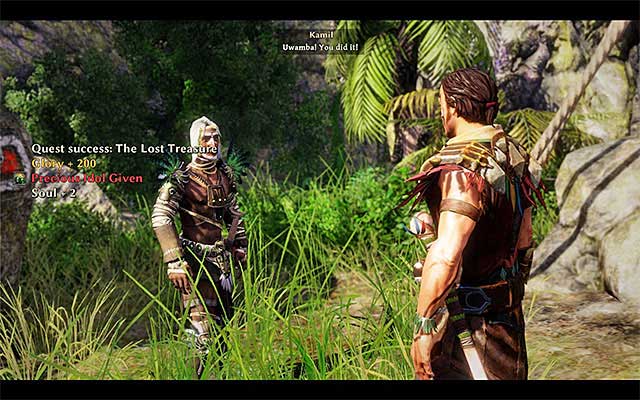 You can give the Idol to either Buddy or Kamil - The Lost Treasure - Side Quests - Kila - Risen 3: Titan Lords - Game Guide and Walkthrough