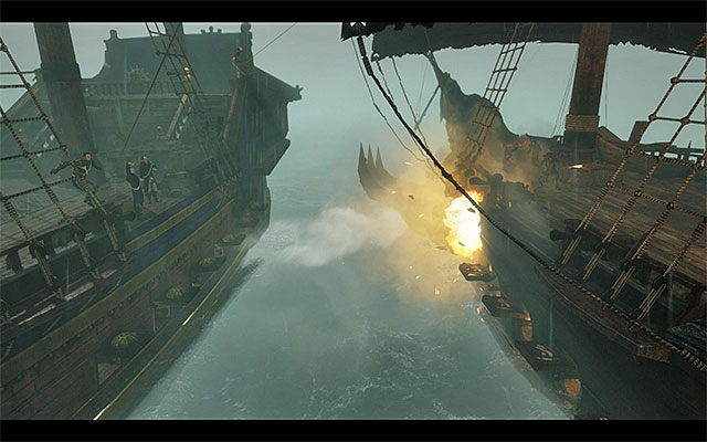 You can obtain the Inquisitions vessel by winning a naval battle - Pirate Alliance - Main Quests - Antigua - Risen 3: Titan Lords - Game Guide and Walkthrough