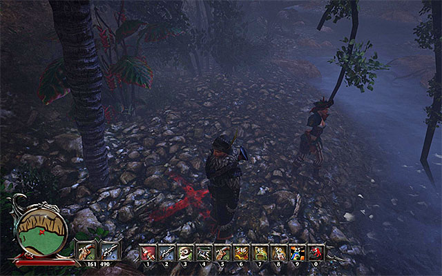 Climb down from the hill and reach the river - Feminine Charms - Crew quests - Risen 3: Titan Lords - Game Guide and Walkthrough