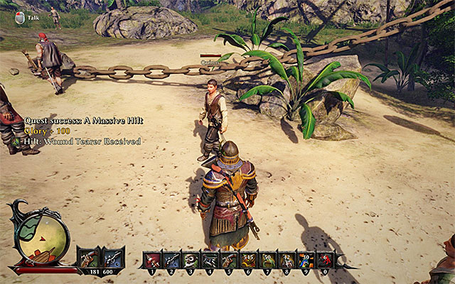 The hilt is in the possession of Quinns - Re-Forge Wound Tearer - Weapons quests - Risen 3: Titan Lords - Game Guide and Walkthrough