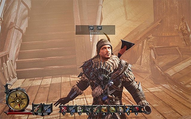 Complete the QTE event to dodge properly - Sea Battle Against Crow - Other quests - Risen 3: Titan Lords - Game Guide and Walkthrough