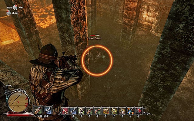 It is a good idea to attack the Soul Eater at a distance - Reunion - Main Quests - Skull Island - Risen 3: Titan Lords - Game Guide and Walkthrough