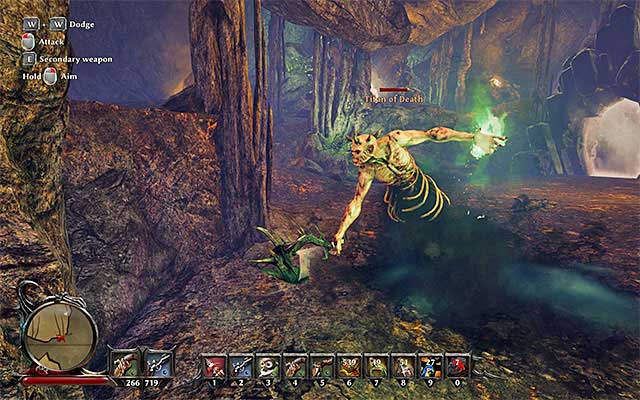 Dodge melee and ranged attacks of the boss - Death Incarnate - the final boss - Main Quests - Skull Island - Risen 3: Titan Lords - Game Guide and Walkthrough