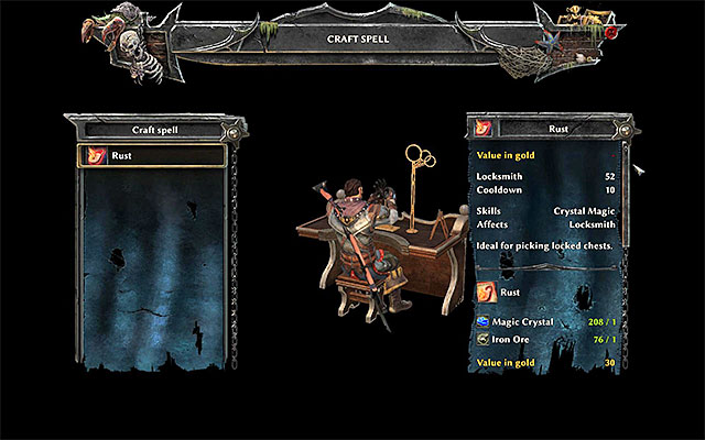 Crafting scrolls will allow you to avoid bearing the costs of buying them - Crafting - Risen 3: Titan Lords - Game Guide and Walkthrough