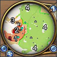 Take over the oasis near your initial location (1) - Southern Dunes, Shining Desert - Alin - Rise of Nations: Rise of Legends Game Guide