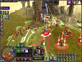 Gather a large army and attack Eye of the Gods - Valley of the Lost Souls, Tecuhtli - Cuotl - Rise of Nations: Rise of Legends Game Guide