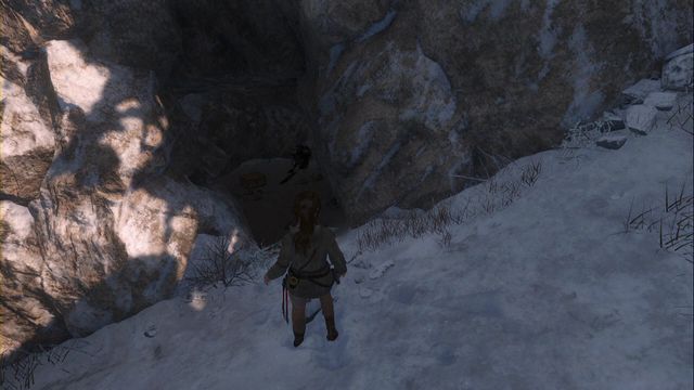 You can gain access into the cave when you, during the mission in the Soviet Installation, unlock the skill of firing rope arrows - Rise of the Tomb Raider: Relics, Siberian Wilderness secrets, tips, location - Siberian Wilderness - Rise of the Tomb Raider Guide
