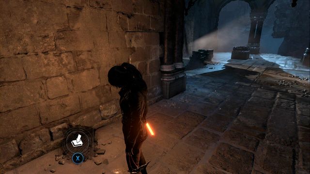 In the chamber full of murals, where you get while doing the min storyline, at the moment at which you push the truck down - Rise of the Tomb Raider: Survival Caches, Abandoned Mine secrets, locations - Abandoned Mine - Rise of the Tomb Raider Guide