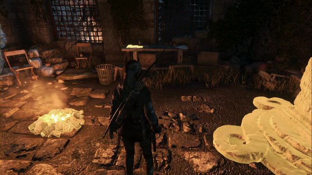 On the table in camp Riverside Landing - Rise of the Tomb Raider: Documents, The Acropolis secrets, locations, tips - The Acropolis - Rise of the Tomb Raider Guide