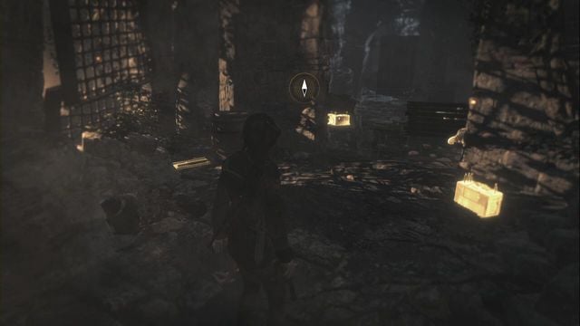 In the small corridor to Tower Courtyard towards Catacombs - Rise of the Tomb Raider: Documents, The Acropolis secrets, locations, tips - The Acropolis - Rise of the Tomb Raider Guide