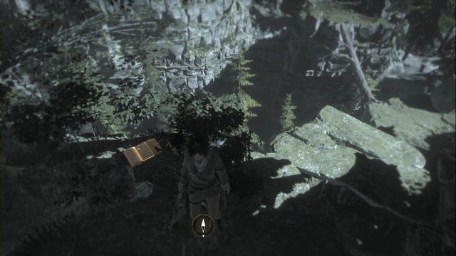 Among bushes on the ledge, which you climb onto for the first time, using the rope you got from Sofia - Rise of the Tomb Raider: Documents, The Acropolis secrets, locations, tips - The Acropolis - Rise of the Tomb Raider Guide