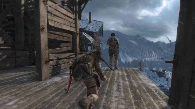 While on the top, jump towards the other side and Lara will grab the ledge - Rise of the Tomb Raider: Renegade achievement walkthrough, tips - Achievements - Rise of the Tomb Raider Guide