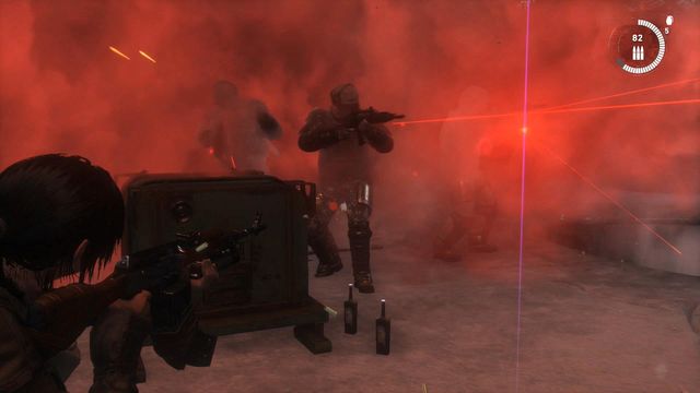 If not, climb out of water only if the enemies are as far from you as possible, and eliminate them one-by-one - Rise of the Tomb Raider: Fight Trinity back, walkthrough - Rescue Jonah - Rise of the Tomb Raider Guide