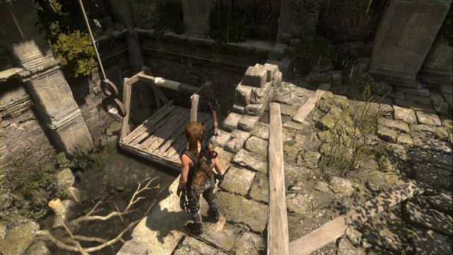 At the other side, you can find a Relic and Survival Cache under the stairs on the right (optionally, enter the water, into the basin on the right, where you can dive and swim into a separate location - here you find an Explorer Satchel and a Survival Cache) - Rise of the Tomb Raider: Tomb - House of the Afflicted 6/9, Geothermal Valley - Geothermal Valley - Rise of the Tomb Raider Guide