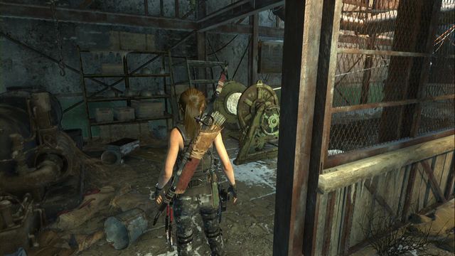 In the spot where you have to remove live wires from water - Rise of the Tomb Raider: Relics, Soviet Installation secrets, map, tips - Soviet Installation - Rise of the Tomb Raider Guide