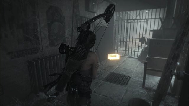 In one of the cells, in the corridor on the left - Rise of the Tomb Raider: Relics, Soviet Installation secrets, map, tips - Soviet Installation - Rise of the Tomb Raider Guide