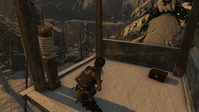 Atop the watchtower - Rise of the Tomb Raider: Relics, Soviet Installation secrets, map, tips - Soviet Installation - Rise of the Tomb Raider Guide
