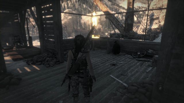 After you climb the stairs into the next building, in the upper part of the copper mill, walk around the stairs up - the relic is a bit behind the stairs, on the left - Rise of the Tomb Raider: Relics, Soviet Installation secrets, map, tips - Soviet Installation - Rise of the Tomb Raider Guide