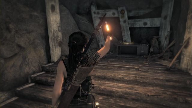Then, before you go down, walk into the recess, where you find the document - Rise of the Tomb Raider: Documents, Soviet Installation secrets, map, tips - Soviet Installation - Rise of the Tomb Raider Guide