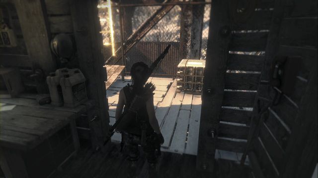 On the crate, right after you exit the Supply store - Rise of the Tomb Raider: Documents, Soviet Installation secrets, map, tips - Soviet Installation - Rise of the Tomb Raider Guide