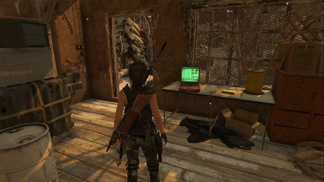 Right after you enter the building, on the desk to the left - Rise of the Tomb Raider: Documents, Soviet Installation secrets, map, tips - Soviet Installation - Rise of the Tomb Raider Guide