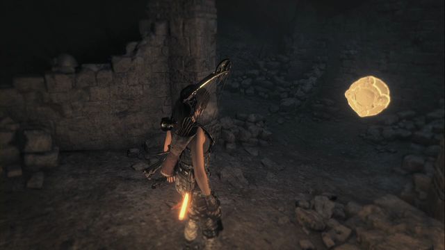 After you enter the cave to the Ancient Cistern tomb - Rise of the Tomb Raider: Murals, Soviet Installation secrets, map, tips - Soviet Installation - Rise of the Tomb Raider Guide