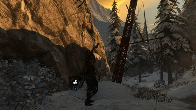Right after you zipline down from the camp in the south - Rise of the Tomb Raider: Survival Caches, Soviet Installation secrets, map, tips - Soviet Installation - Rise of the Tomb Raider Guide