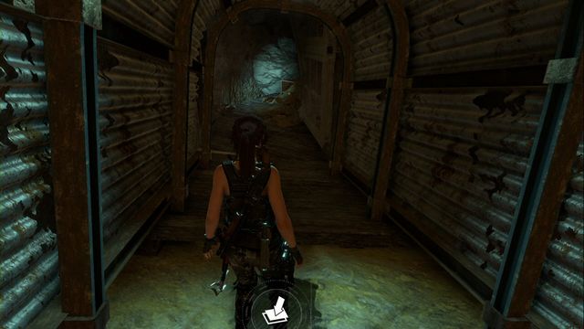 In the Red Mines tomb, at the moment at which towards Lara (after you jump above the chasm) a cart slides down, Lara automatically comes down - Rise of the Tomb Raider: Survival Caches, Soviet Installation secrets, map, tips - Soviet Installation - Rise of the Tomb Raider Guide