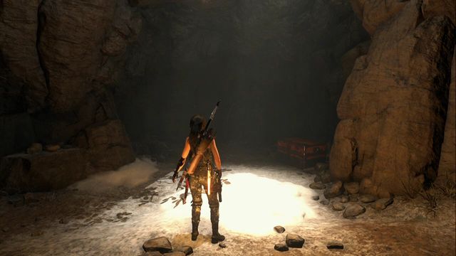 In the cave - Rise of the Tomb Raider: Chests, crypt treasures, Soviet Installation secrets - Soviet Installation - Rise of the Tomb Raider Guide