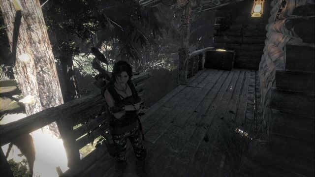 On the chest, one the balcony of the big hangar - Rise of the Tomb Raider: Documents 16-33, Geothermal Valley secrets - Geothermal Valley - Rise of the Tomb Raider Guide