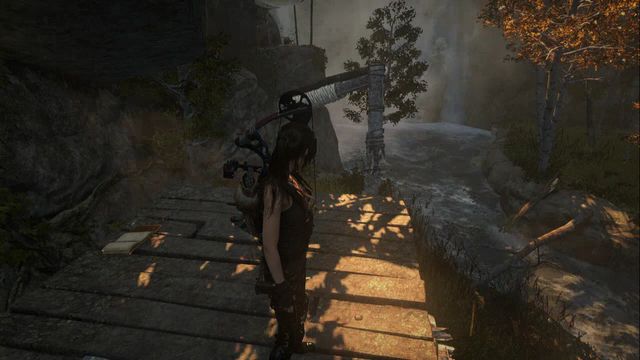 On the column that you get onto by jumping off the nearby tree - Rise of the Tomb Raider: Documents 16-33, Geothermal Valley secrets - Geothermal Valley - Rise of the Tomb Raider Guide