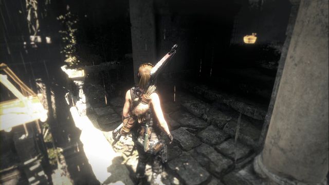 In tomb House of the Afflicted, after you get to the higher level, on the barrier in front of the entrance to the chamber where you reed the book - Rise of the Tomb Raider: Documents 16-33, Geothermal Valley secrets - Geothermal Valley - Rise of the Tomb Raider Guide