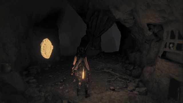 In the crypt on the wall, after you zip down the line - Rise of the Tomb Raider: Murals, Geothermal Valley secrets, map, locations, tips - Geothermal Valley - Rise of the Tomb Raider Guide