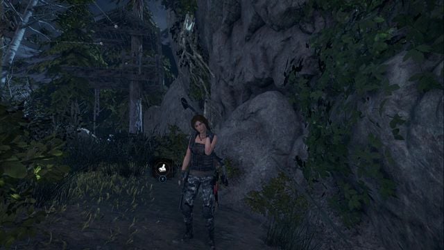 At the edge of the map, close to the hunting platform - Rise of the Tomb Raider: Chests and crypt treasures, Geothermal Valley secrets - Geothermal Valley - Rise of the Tomb Raider Guide
